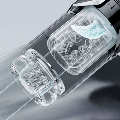 Queen Kendal - 7 Mode Vacuum Sucking & Vibrating Masturbator with LCD Display