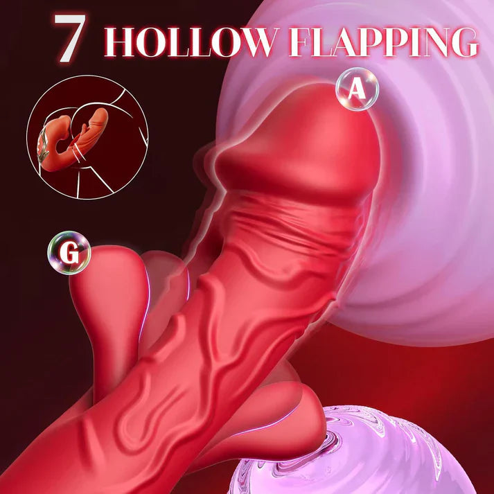 💥New on sale 2025 💞 7 Thrilling Tapping & Vibrating Modes 5 Unique Mouth Biting Vibrating Modes  😍