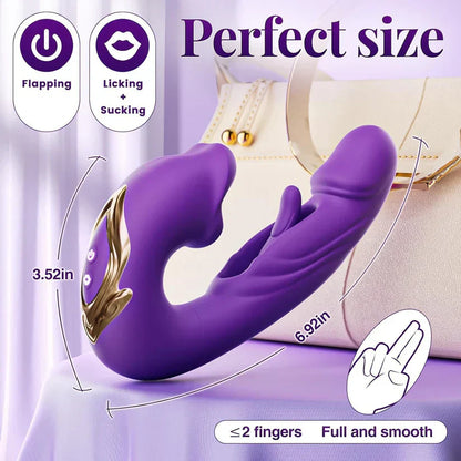 💥New on sale 2025 💞 7 Thrilling Tapping & Vibrating Modes 5 Unique Mouth Biting Vibrating Modes  😍