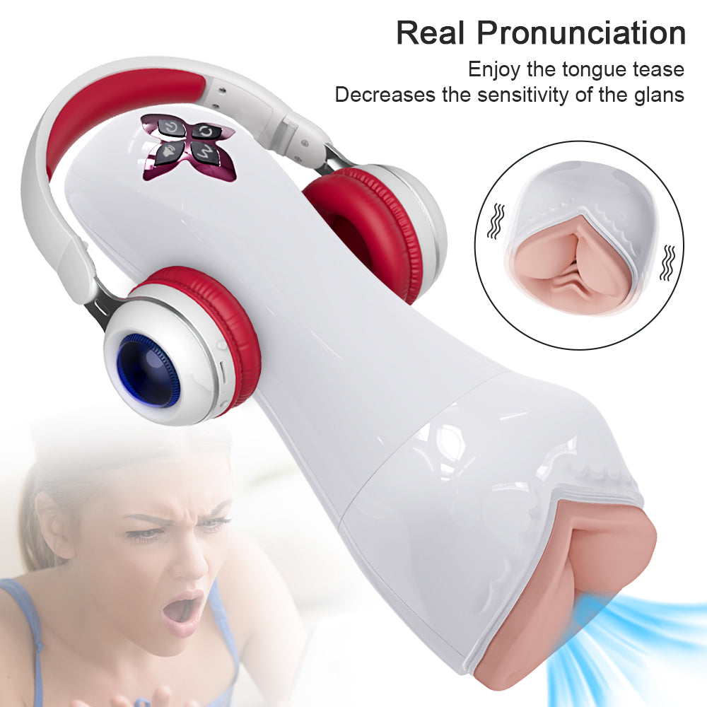 Dante - Divided Structure with Breast and Vulva Openings, 5 Suction Modes & 7 Vibratory Settings in an Automated Masturbation Cup