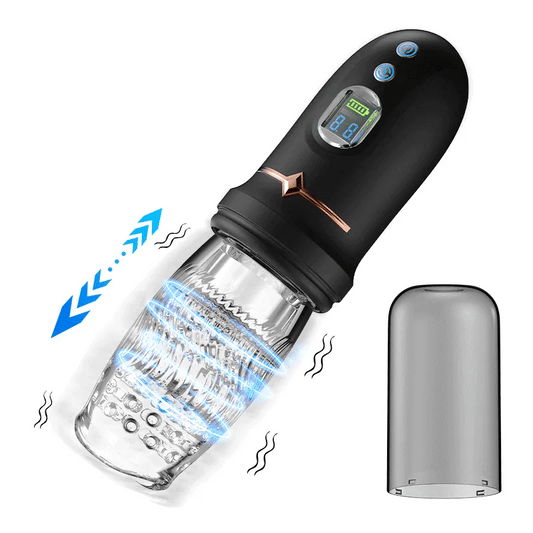 Lincoln - 3 In 1 Rotating Thrusting Vibrating Blowjob Machine