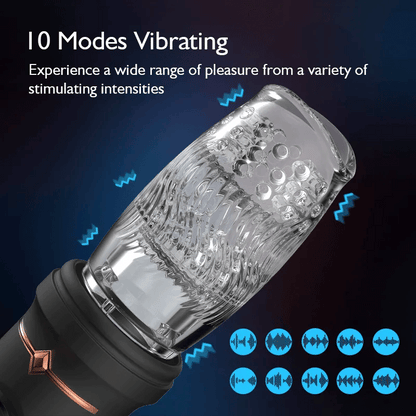 Lincoln - 3 In 1 Rotating Thrusting Vibrating Blowjob Machine