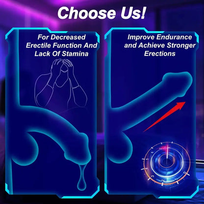 Cross - Electric Masturbator with 10 Licking and Thrusting Functions for Glans Training