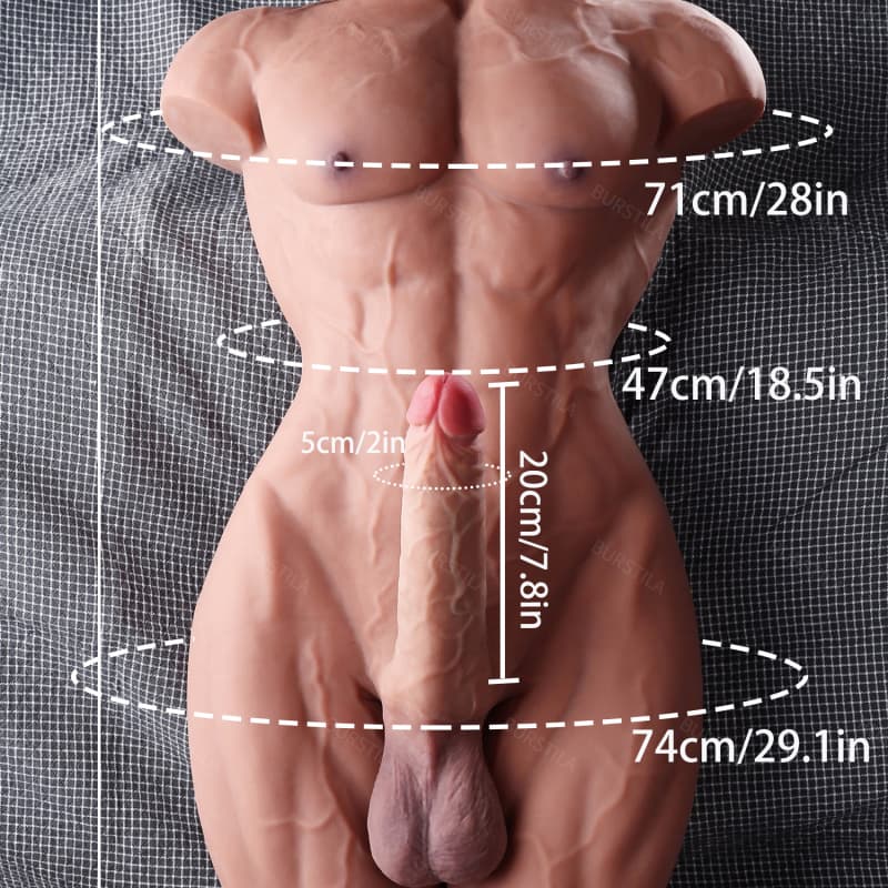 Charmant muscle masculin Jake - parfait gros muscles pectoraux et abdominaux peau brune partenaire sexuel