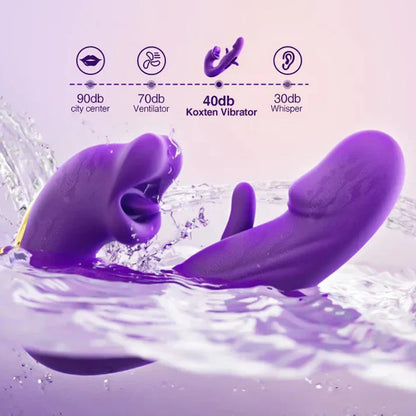 💥New on sale 2025 💞 7 Thrilling Tapping & Vibrating Modes 5 Unique Mouth Biting Vibrating Modes  😍