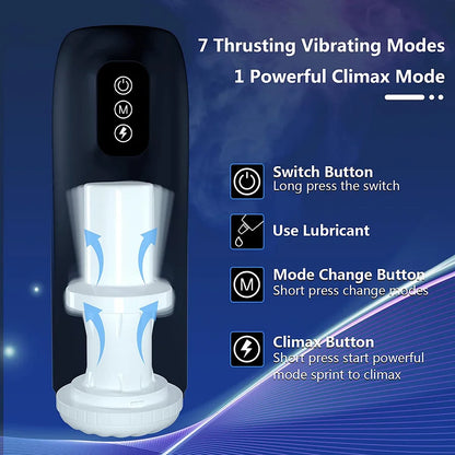 Wesley - Automatic Male Masturbator for Men with 7 Thrusting and Vibration Settings
