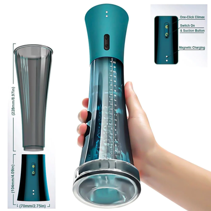 Harriet - 3 Modes Suction Training Masturbator 2 IN 1 Penis Vacuum Pump