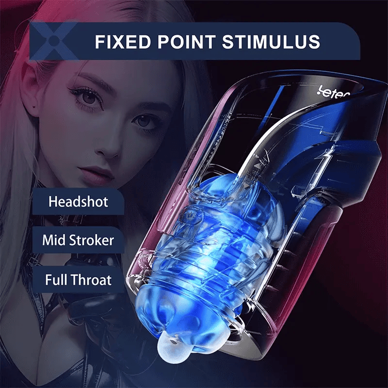 Magnus - Fully Functional Automatic Male Stroker Offering 10 Frequencies and Telescopic Fixed Adjustment