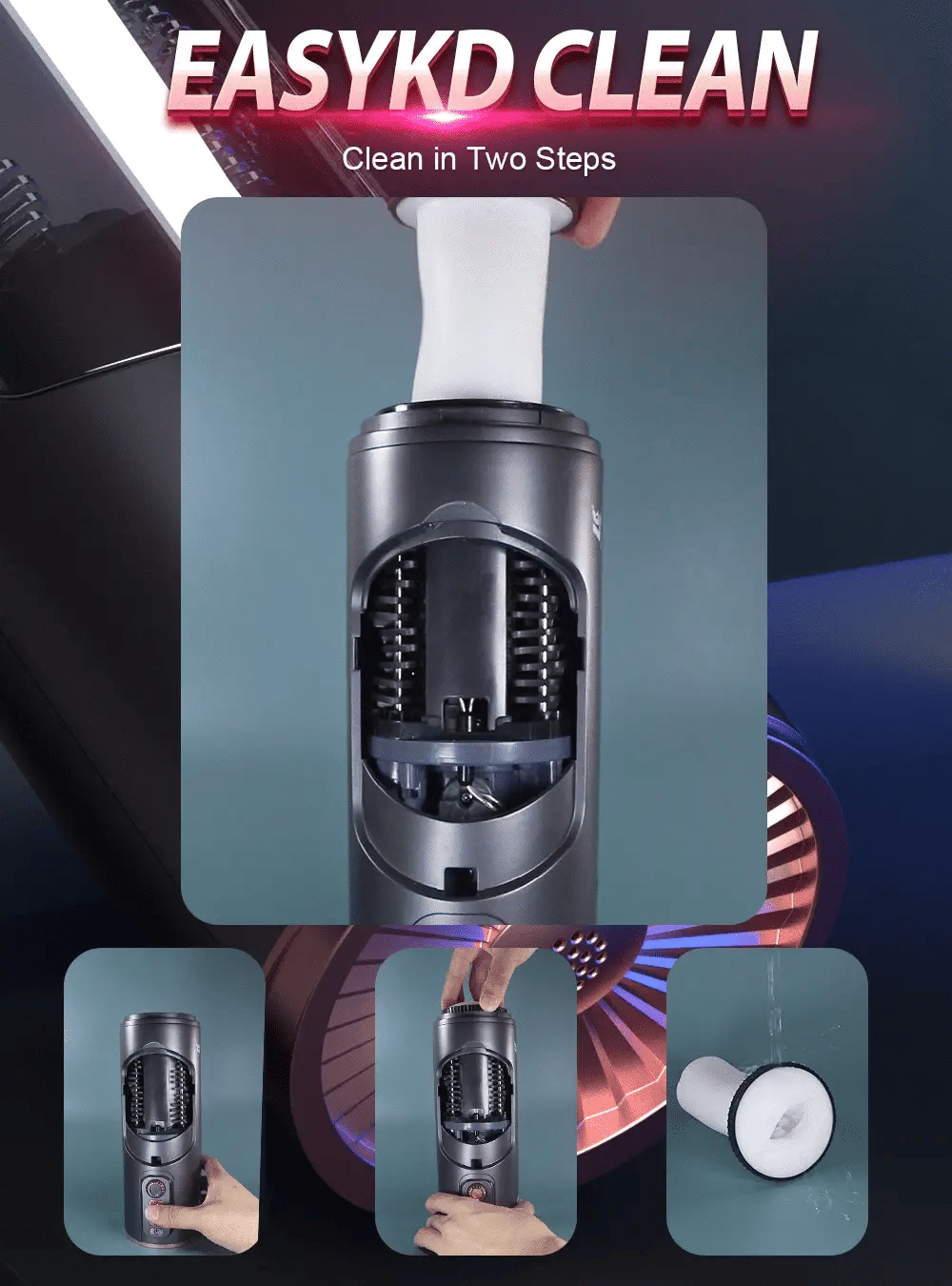 Adjustable Auto Thrusting Stroker Wriggling Heating Moaning Automatic Male  Masturbator - Warrior