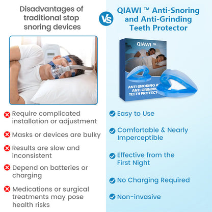 ✨QIAWI™ DreamGuard: Anti-Snoring & Teeth Grinding Mouthpiece