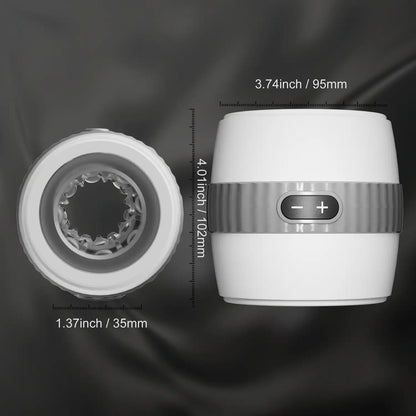 Barrel Cup - Open-ended Vibrating Stroker Penis Stimulator
