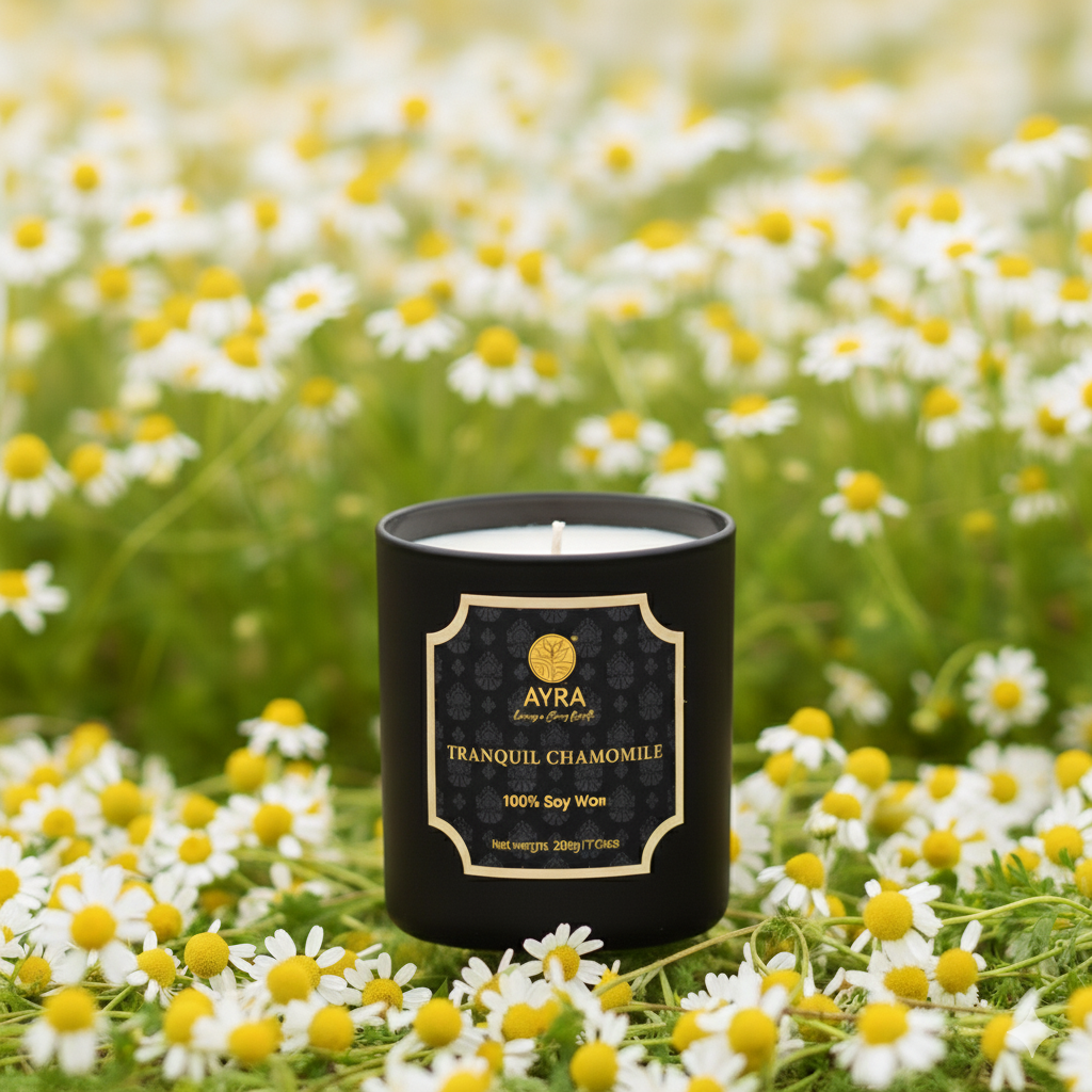 Tranquil Chamomile Candle | Big Glass