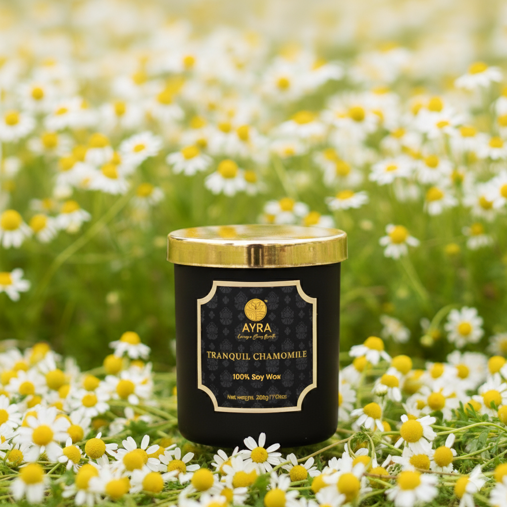 Tranquil Chamomile Candle | Big Glass