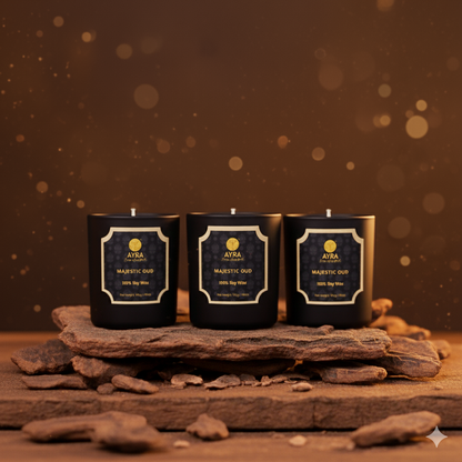 Majestic Oud Candle| Set of 3