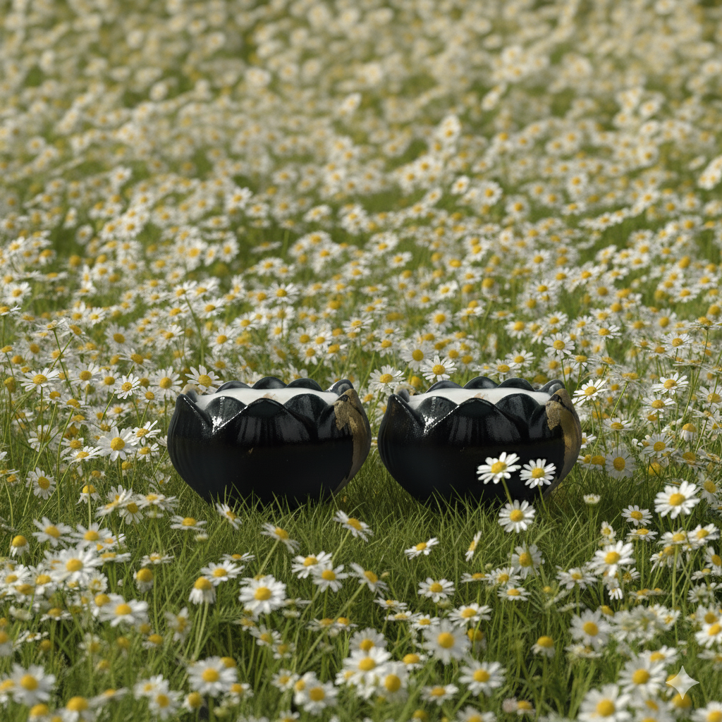 Tranquil Chamomile Candle | Lotus Set of 2