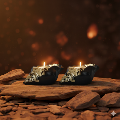 Majestic Oud Candle| Shankh Set of 2