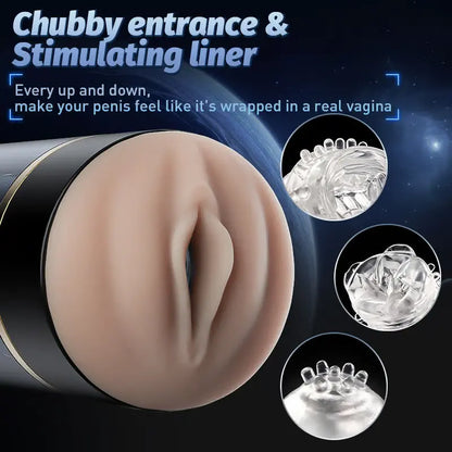 XR11 Hands Free Masturbator 10 Thrusting Rotating Modes & Speeds