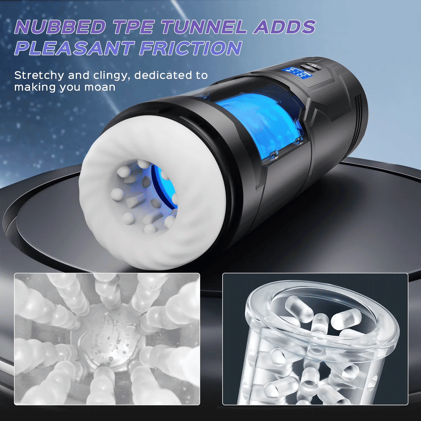 Onyx - Automatic Vibrating, Stroking & Rotating Male Masturbator