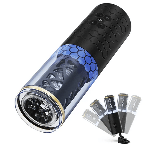 XR11 Hands Free Masturbator 10 Thrusting Rotating Modes & Speeds