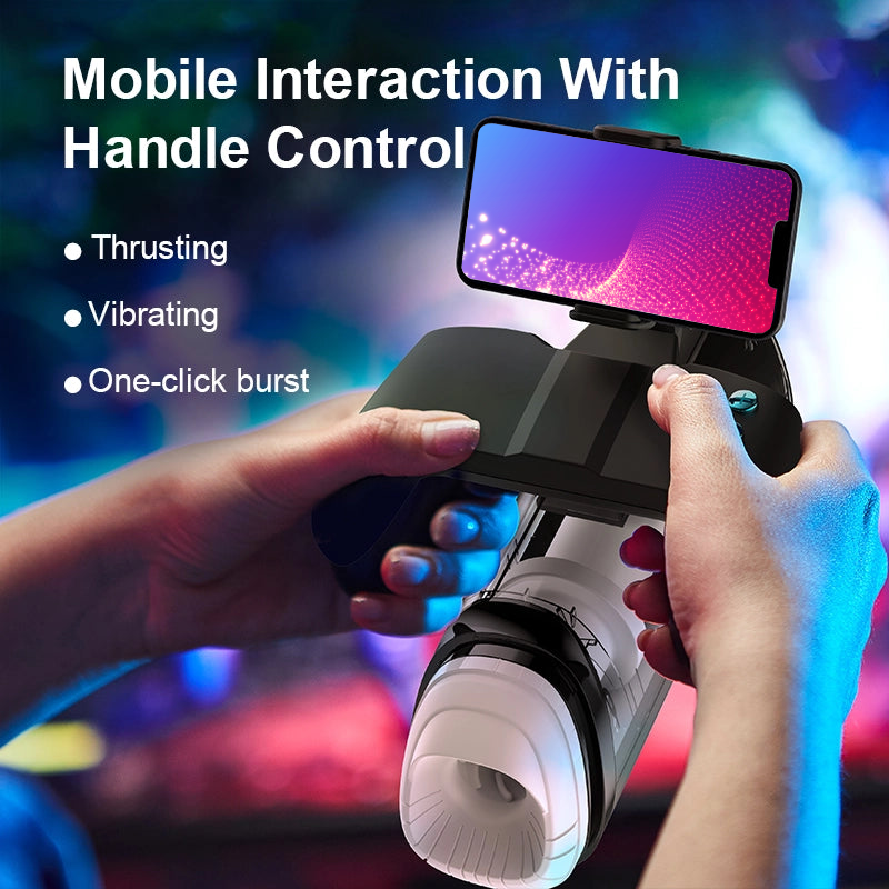 Carson - Auto 7 Suction & 7 Vibration Heating With Stroker Phone Holder & Handle Control