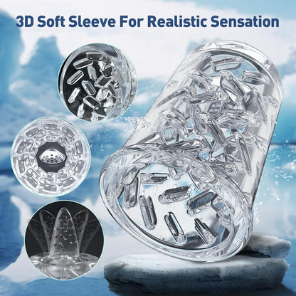 Cody - Automatic 4 Pump & 7 Sucking & 7 Rotating & 7 Licking & LCD Display Sex Machine Pocket Pussy Male Stroker Penis Pump