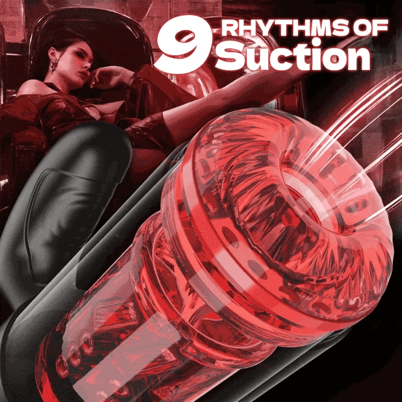 Hernandez - Thrusting, Rotating & Sucking Male Stroker with Detachable Handle
