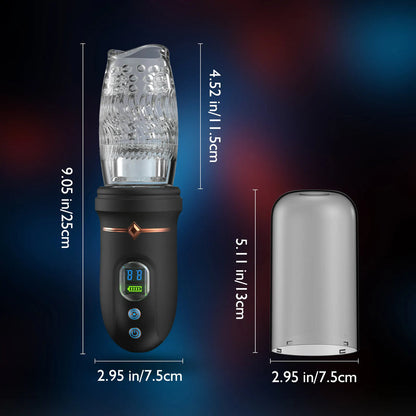 Lincoln - 3 In 1 Rotating Thrusting Vibrating Blowjob Machine