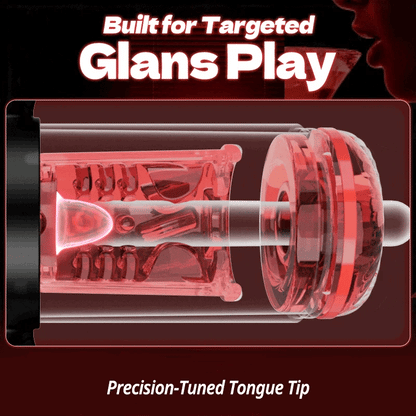 Hernandez - Thrusting, Rotating & Sucking Male Stroker with Detachable Handle