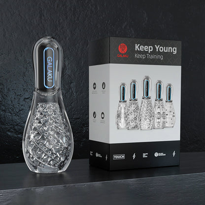 Bowling Ball 5 Stages Vibrating Glans Trainer Masturbation Cup