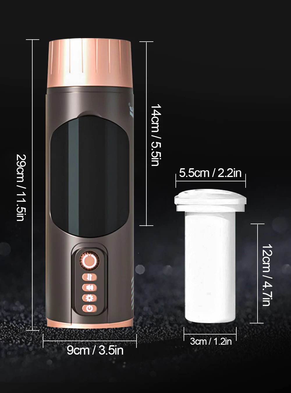 Adjustable Auto Thrusting Stroker Wriggling Heating Moaning Automatic Male  Masturbator - Warrior