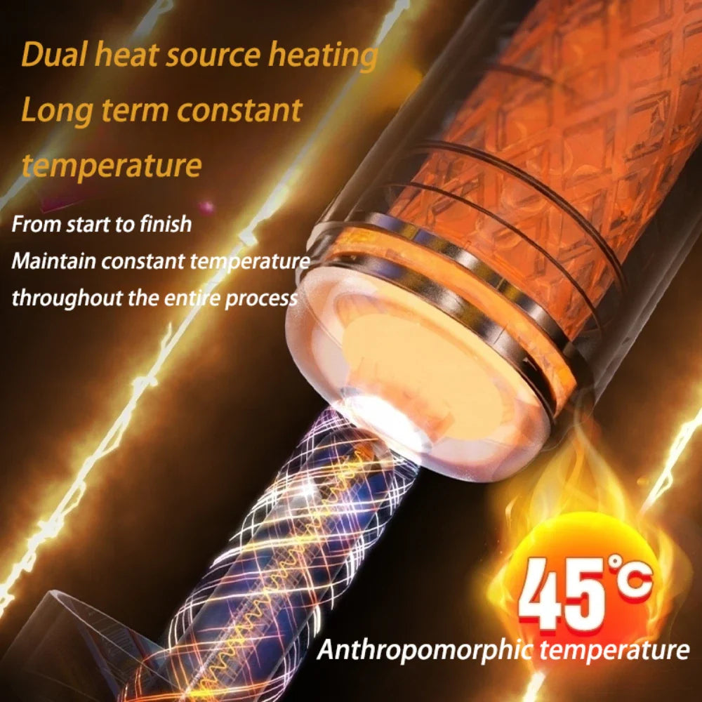 6 in 1 Automatic Male Masturbators Toys with CVT Thrusting Vibrating Stroker Cup