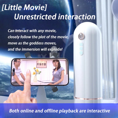 6 in 1 Automatic Male Masturbators Toys with CVT Thrusting Vibrating Stroker Cup