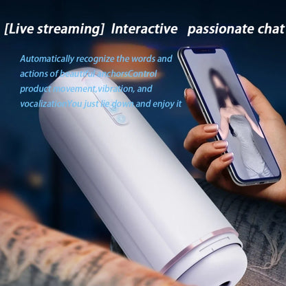 6 in 1 Automatic Male Masturbators Toys with CVT Thrusting Vibrating Stroker Cup